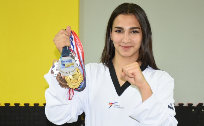Gen� milli tekvandocu Zeynep Nil Menek�e'nin hedefi Avrupa'dan alt�n madalyayla d�nmek