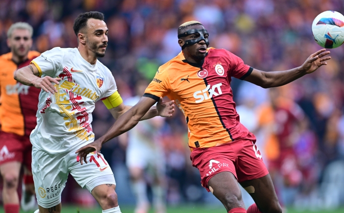 Galatasaray'da gol anonsu Osimhen'in k�z�ndan!