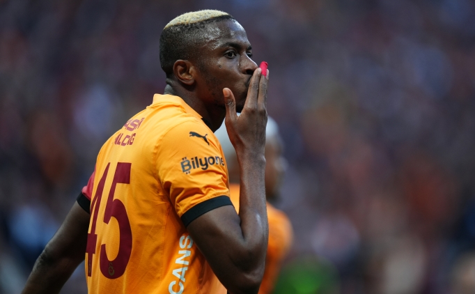 Galatasaray'da rakamlar�n kral�: Victor Osimhen