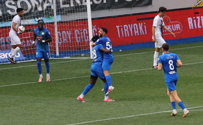 Rize'de 7 goll� veda ma��!