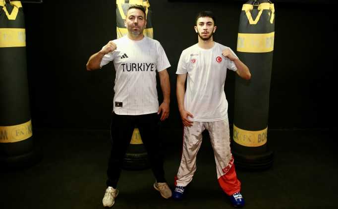 Babas�n�n izinden giden gen� kick boks�unun hedefi �ampiyonluk