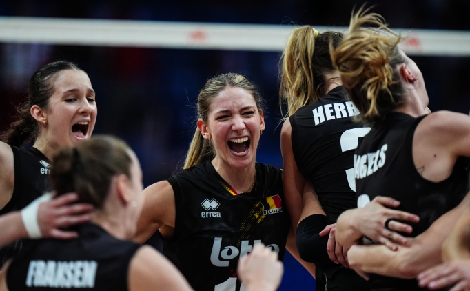 Kad�nlar Milletler Ligi'nde Bel�ika'dan Kanada'ya zorlu zafer: 3-2