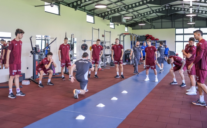 Trabzonspor'da yeni sezon haz�rl�klar� s�r�yor