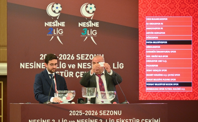 TFF 2. Lig ve 3. Lig'in fikst�rleri �ekildi!
