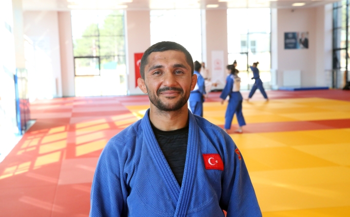 Milli judocu Salih Y�ld�z'�n hedefi 2028 olimpiyatlar�!