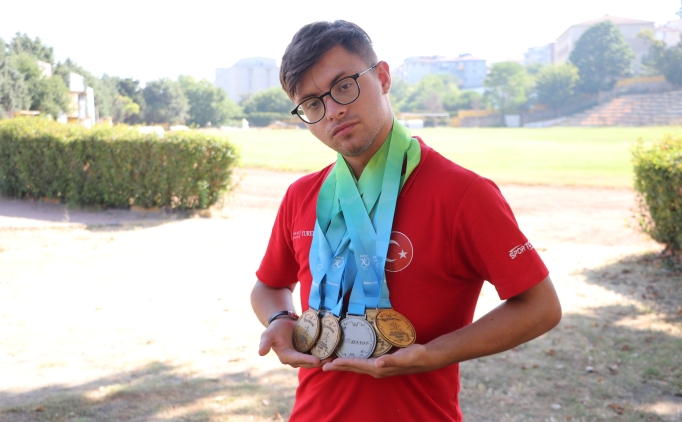 Down sendromlu milli atlet, Avrupa �ampiyonas�ndan 10 madalyayla d�nd�