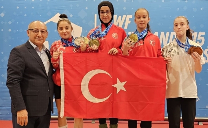 Milli haltercilerden toplam 19 madalya!