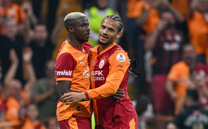 Galatasaray'da Osimhen d�nd�, Sane yedek!