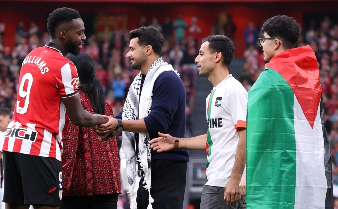 Athletic Bilbao'dan Filistin'e zel destek
