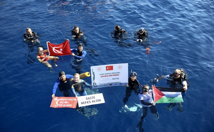 ahika Ercmen'den Gazze iin rekor