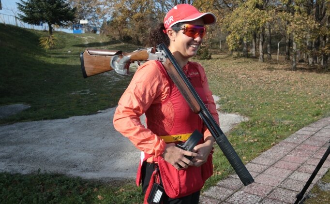 Babas� i�in at�c�l��a d�nen �i�dem �zyaman �zenir, olimpiyat kotas�n�n pe�inde