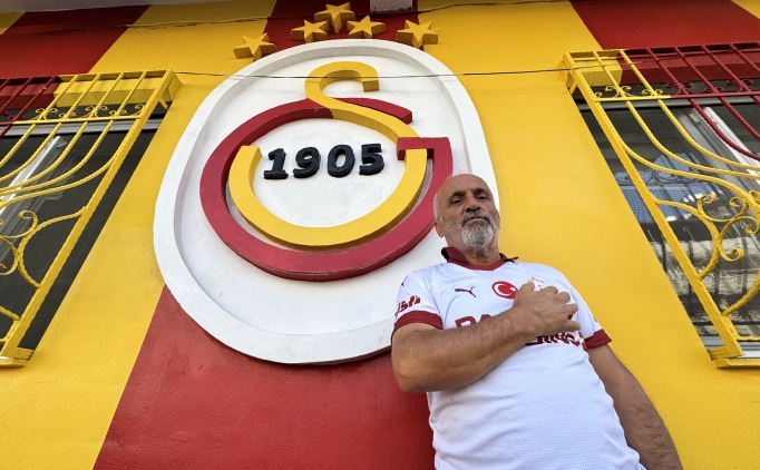 Galatasaray sevgisini, evine yans�tt�