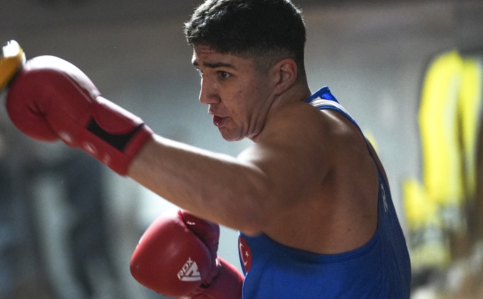 16 ya��nda Avrupa �ampiyonu olan milli boks�r�n g�z� y�kseklerde