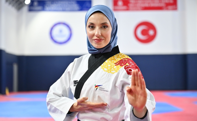 Milli Tekvandocu K�bra Da�l�'n�n g�z� d�nya �ampiyonlu�unda