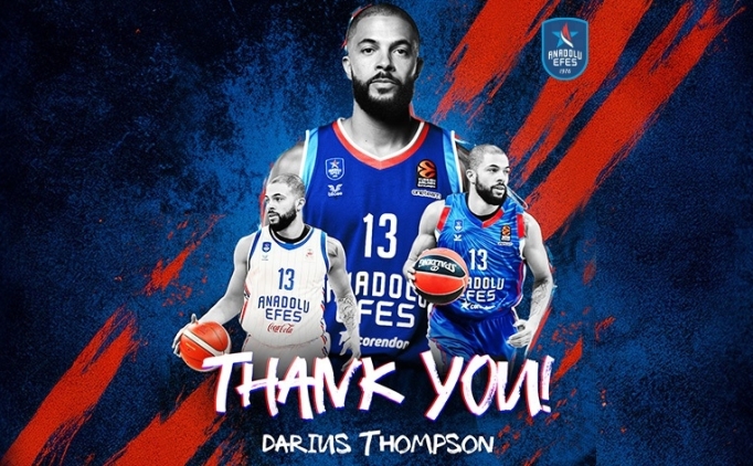 Anadolu Efes'te ayr�l�k: Darius Thompson