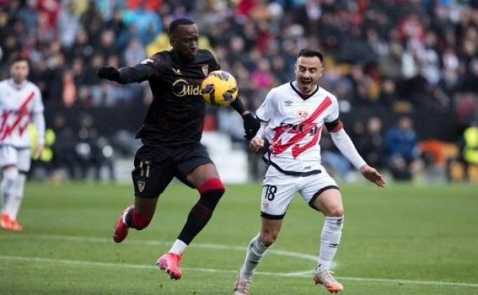Rayo Vallecano, Sevilla'ya ikinci yar� puan kapt�rd�