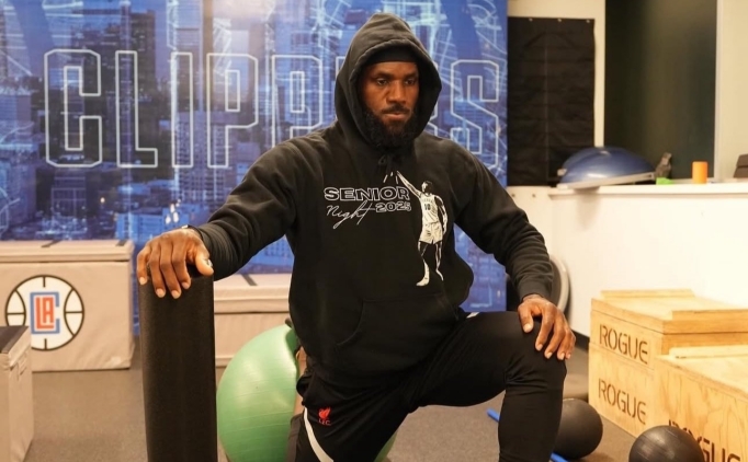 LeBron'un Clippers logolu fotoraf sosyal medyada olay yaratt!