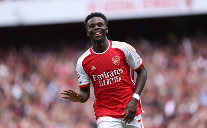 Arsenal'e Bukayo Saka'dan k�t� haber!