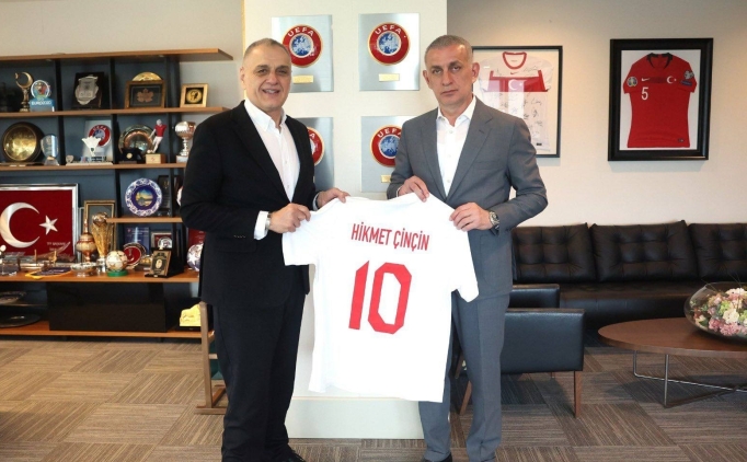 Hikmet �in�in'den TFF'ye ziyaret