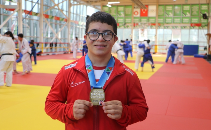 Down sendromlu milli sporcumuz Avrupa �ampiyonu