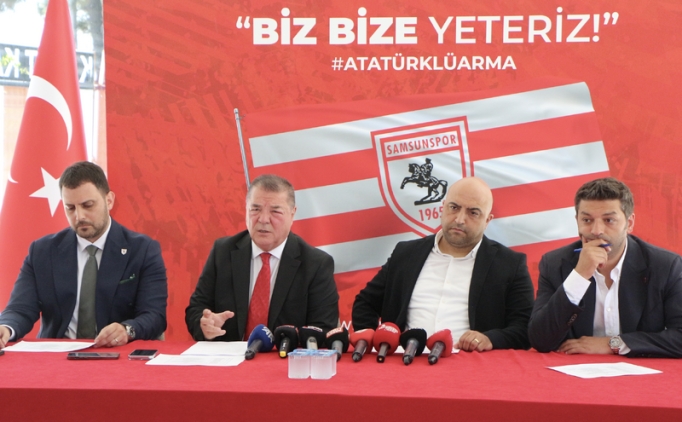 Samsunspor Y�netim Kurulu'nda g�rev da��l�m� yap�ld�