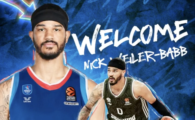 Anadolu Efes, Nick Weiler-Babb' kadrosuna katt