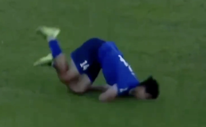 Gol sevincinde takla atarken sezonu kapatt!