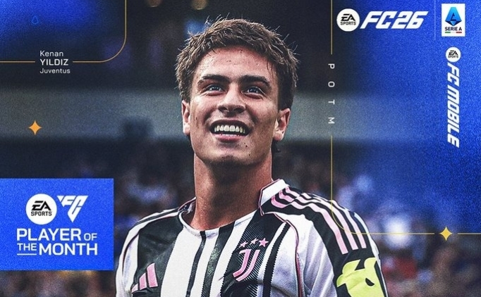 Kenan Y�ld�z, Serie A'da ay�n futbolcusu se�ildi