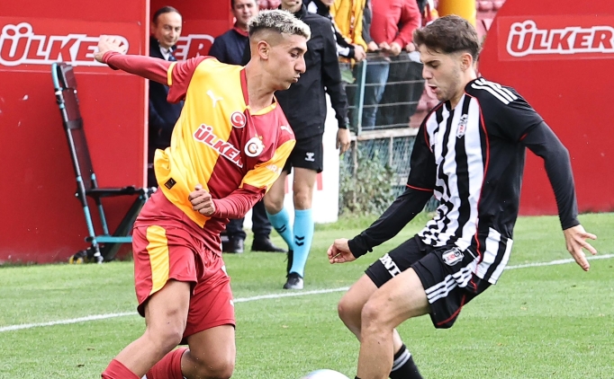 Galatasaray - Be�ikta� U19 derbisinde kazanan yok!