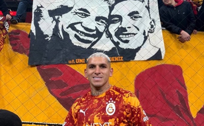 Galatasaray taraftar�ndan Torreira'ya anlaml� destek
