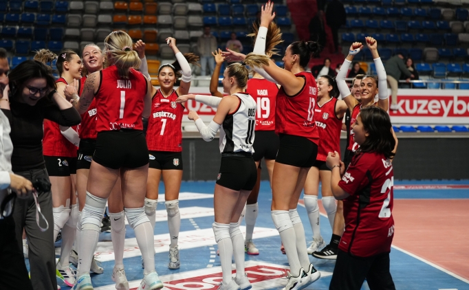 Voleybolda Be�ikta�, 5 ma� sonra galip!
