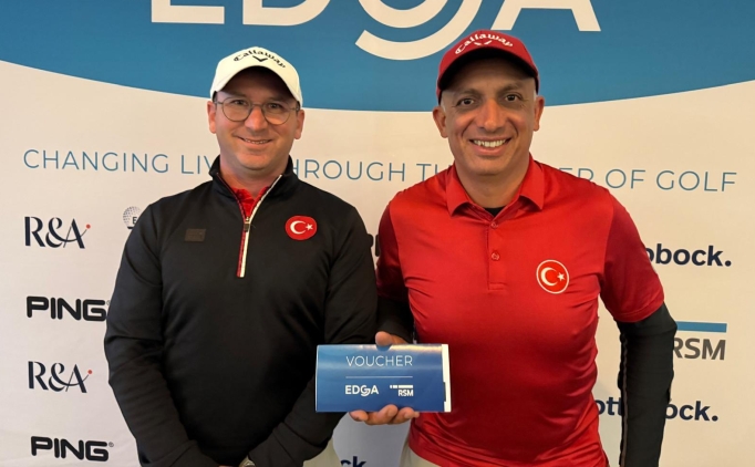 Milli golf�� Mehmet Kazan, �ampiyon oldu!