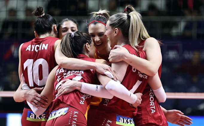 Galatasaray Daikin, T�rk Hava Yollar�'na set vermedi!