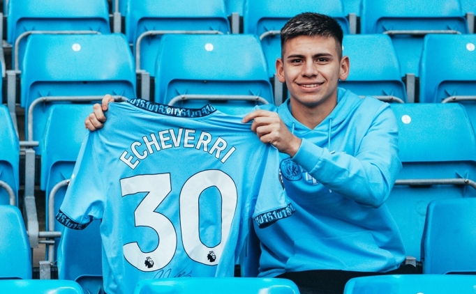 Echeverri, Manchester City'ye kat�ld�