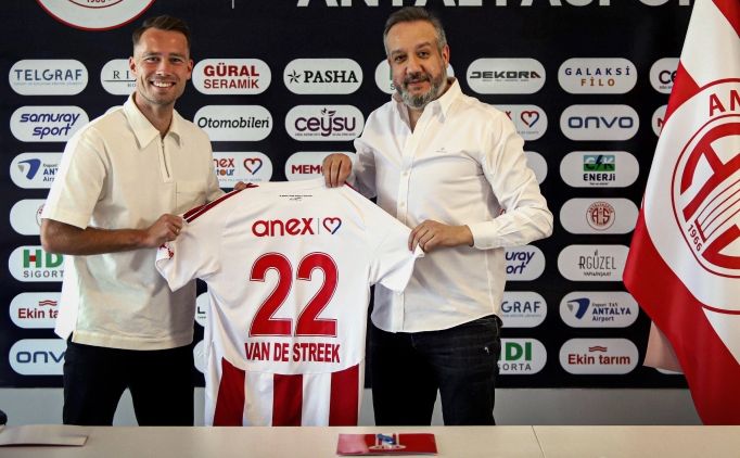 Antalyaspor'da Van de Streek'e yeni s�zle�me