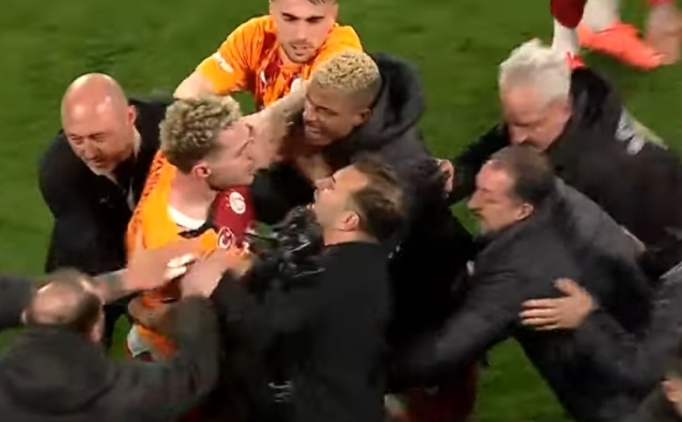 Derbide büyük kaos, kavga çıktı!