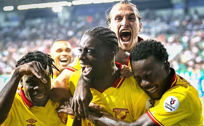 G�ztepe'de savunma oyuncular� parlad�