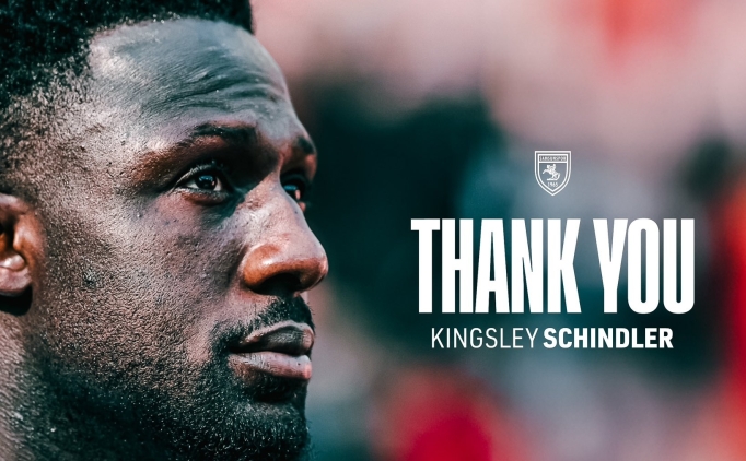Samsunspor, Kingsley Schindler ile yollar�n� ay�rd�