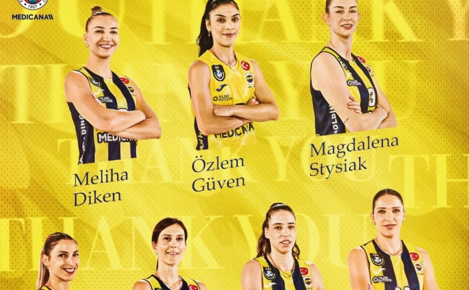 Fenerbah�e, 7 voleybolcuyla yollar� ay�rd�