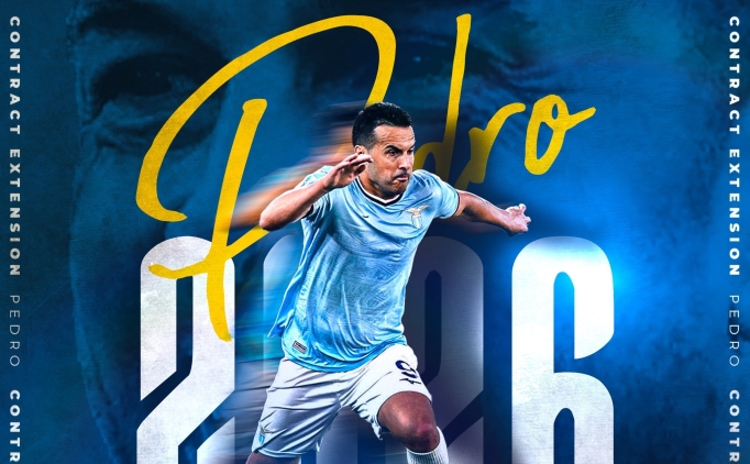Lazio, 37 ya��ndaki Pedro'nun s�zle�mesini uzatt�!
