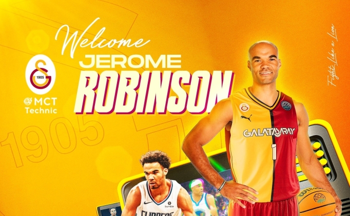 Galatasaray MCT Technic Erkek Basketbol Tak�m�, Jerome Robinson'la anla�t�