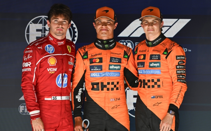Formula 1 Bel�ika Prix'sinde pole pozisyonu Lando Norris'in