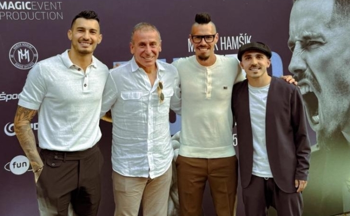 Hamsik'in j�bilesinde bir�ok Trabzonsporlu bir araya geldi