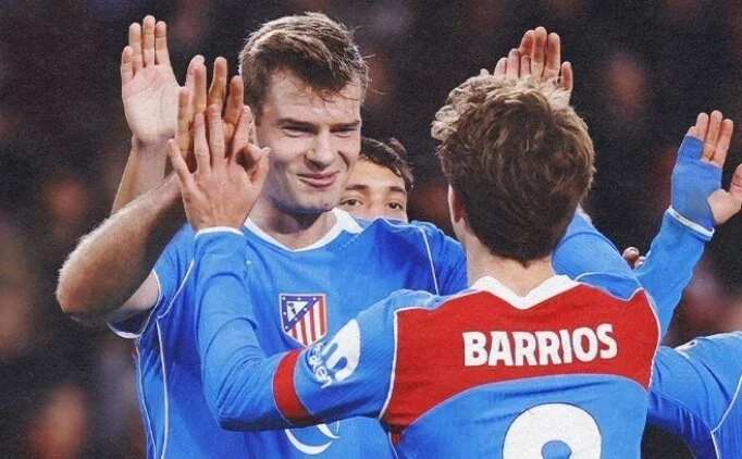 Atletico Madrid'de Srloth maa damga vurdu!