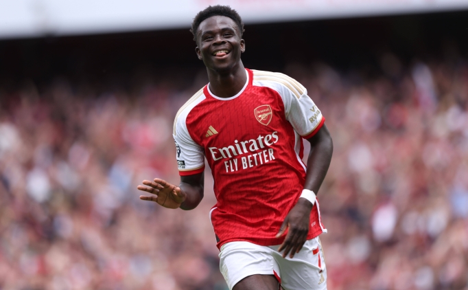 Arsenal'e Saka'dan m�jdeli haber!