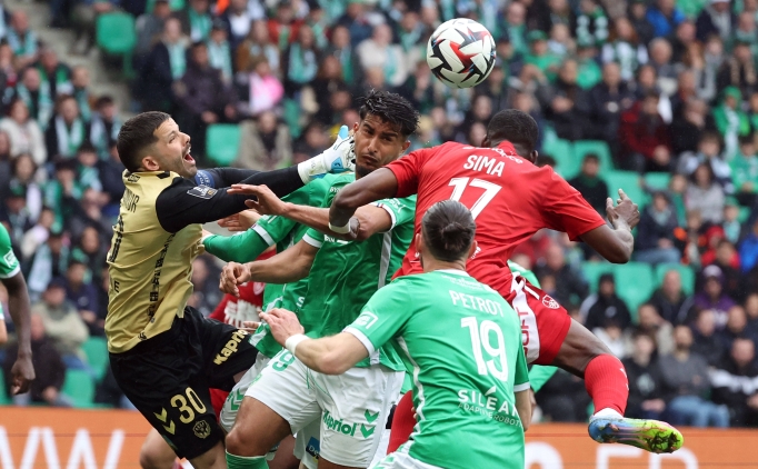 Saint-Etienne-Brest ma��nda 6 gol var ama kazanan yok!
