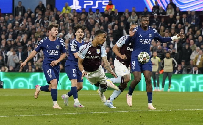 Muhte�em d�n��, Aston Villa'ya yetmedi! PSG yar� finalde!
