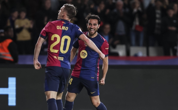 Barcelona'ya 3 puan Dani Olmo'dan!