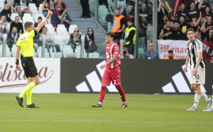 Kenan'�n k�rm�z� kart g�rd��� ma�ta Juventus galip!