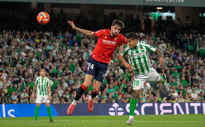 Osasuna, Real Betis'in h�z�n� kesti!
